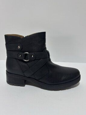 Soul Naturalizer Women’s Quincy Black Leather Boots, Size 8 M
